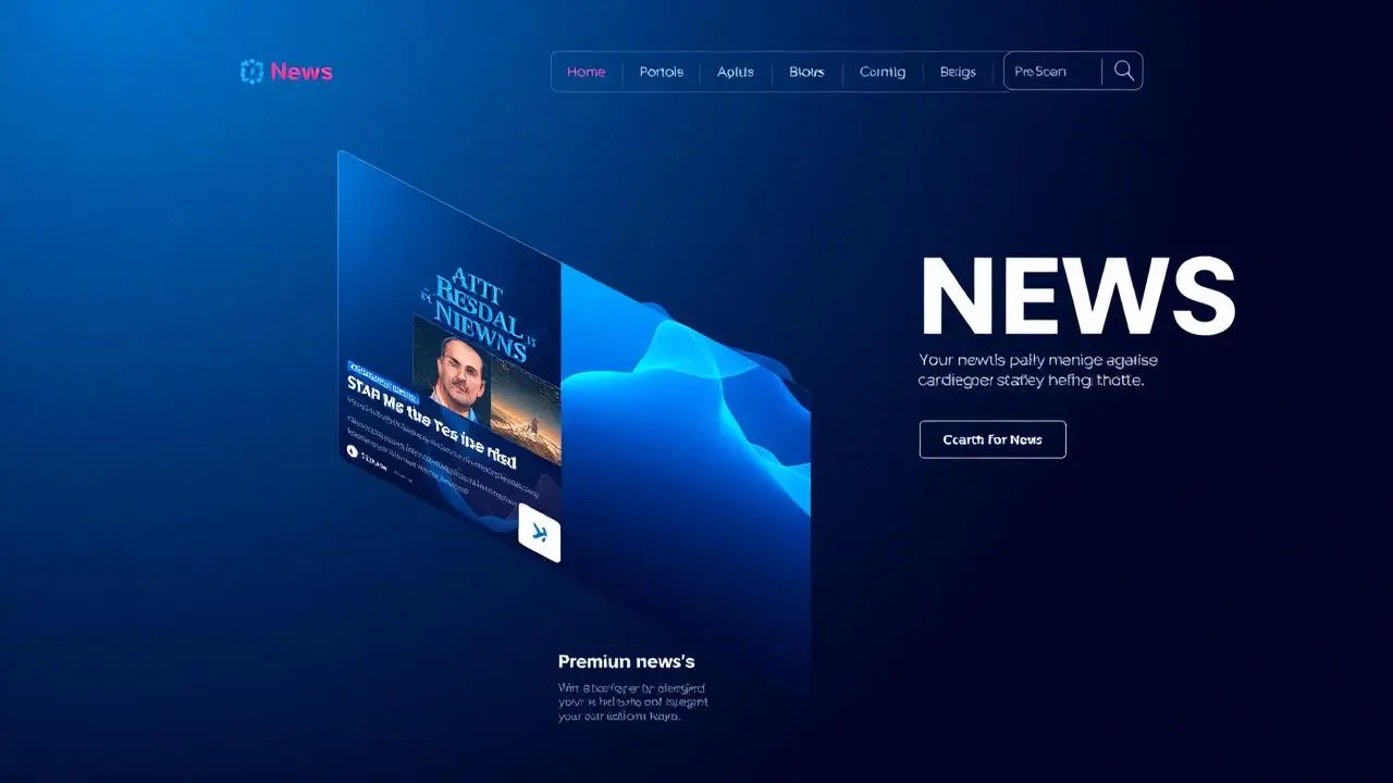 News Website preview